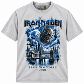 Camiseta Iron Maiden Brave New World 2000 | Heavy Metal | Tela Fría
