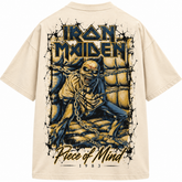 Camiseta Iron Maiden Piece of Mind | Heavy Metal | Oversize Premium
