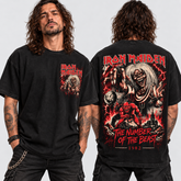 Camiseta Iron Maiden The Number of the Beast | Heavy Metal | Oversize Premium
