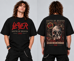 Camiseta Premium SLAYER - SOUTH OF HEAVEN 1988 (Horma Oversized)