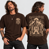 Camiseta Iron Maiden Powerslave | Heavy Metal | Oversize Premium