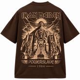 Camiseta Iron Maiden Powerslave | Heavy Metal | Oversize Premium