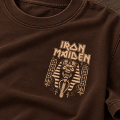 Camiseta Iron Maiden Powerslave | Heavy Metal | Oversize Premium