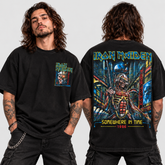 Camiseta Iron Maiden Somewhere in Time | Heavy Metal | Oversize Premium