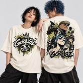 Camiseta Oversize Gorillaz | Oversize Premium