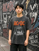 Camiseta AC/DC Hells Bells – Acid Wash Edition