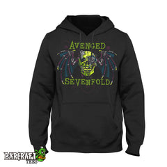 Avenged Sevenfold Bat Skull Hoodie - Barcraft