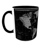 Mug Black World 11 Oz - Barcraft