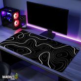 Black Waves Pad Mouse Gaming XL - Barcraft