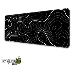 Black Waves Pad Mouse Gaming XL - Barcraft