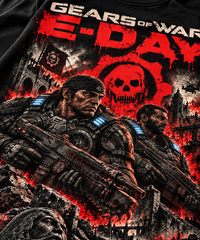 Camiseta Oversize Gears of War E-Day