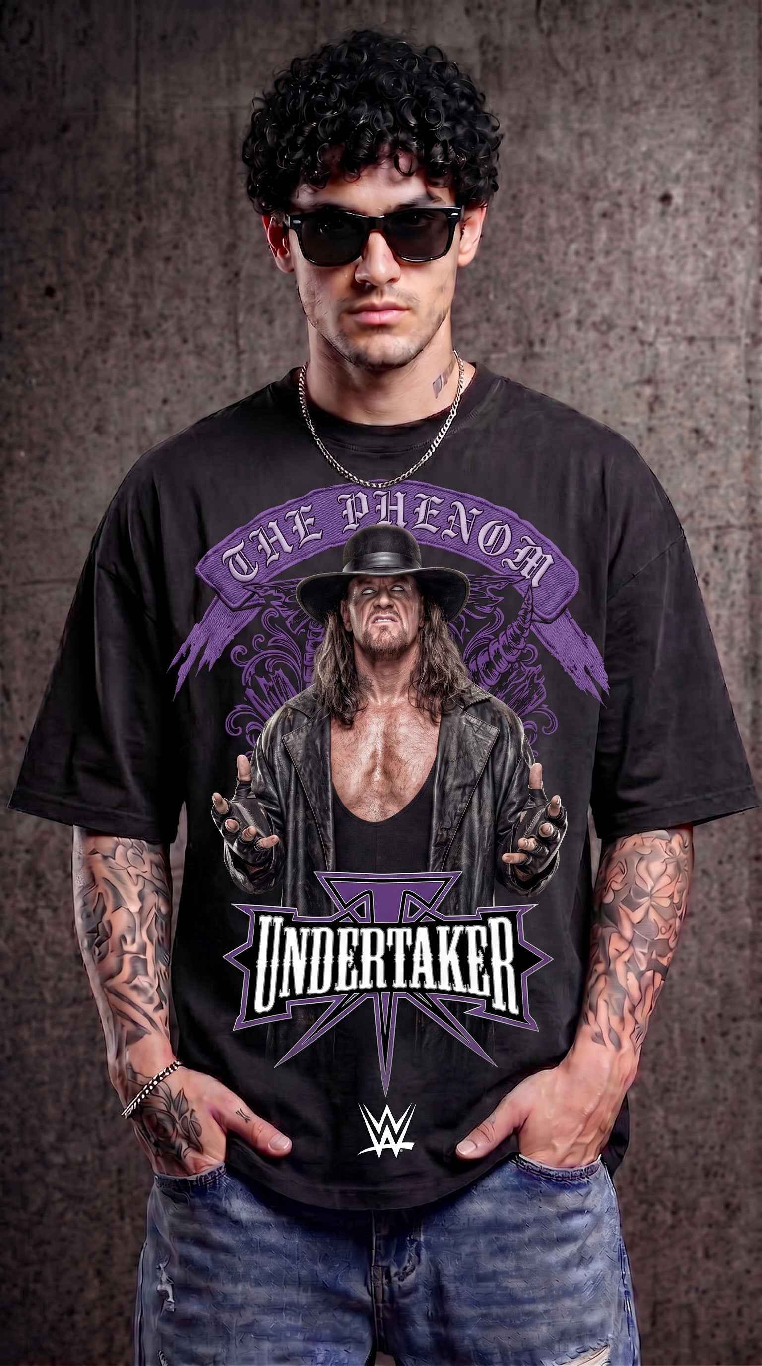 Camiseta The Undertaker: The Phenom – Heavy Oversize