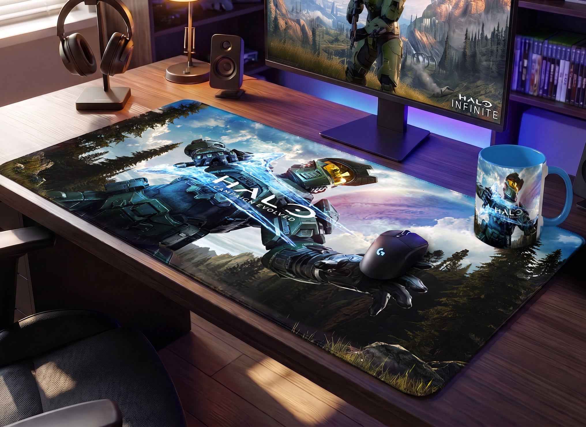 Combo Spartan Halo Combat Evolved (Pad Mouse XL + Mug)