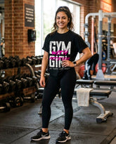 Camiseta Gym Girl With Attitude Oversized