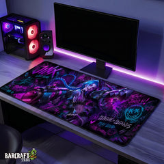 Mouse Pad XL Jinx Neon Chaos