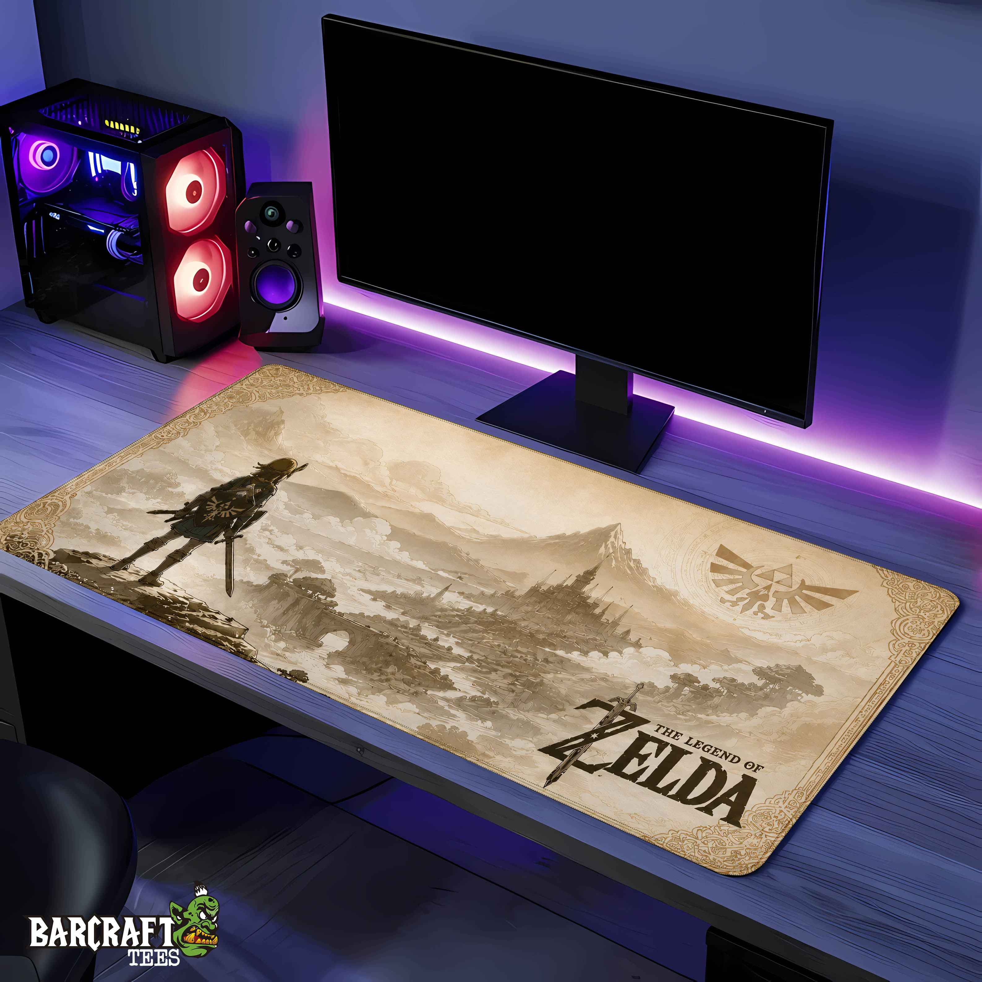 Mouse Pad XL The Legend of Zelda Crónicas de Hyrule Edition