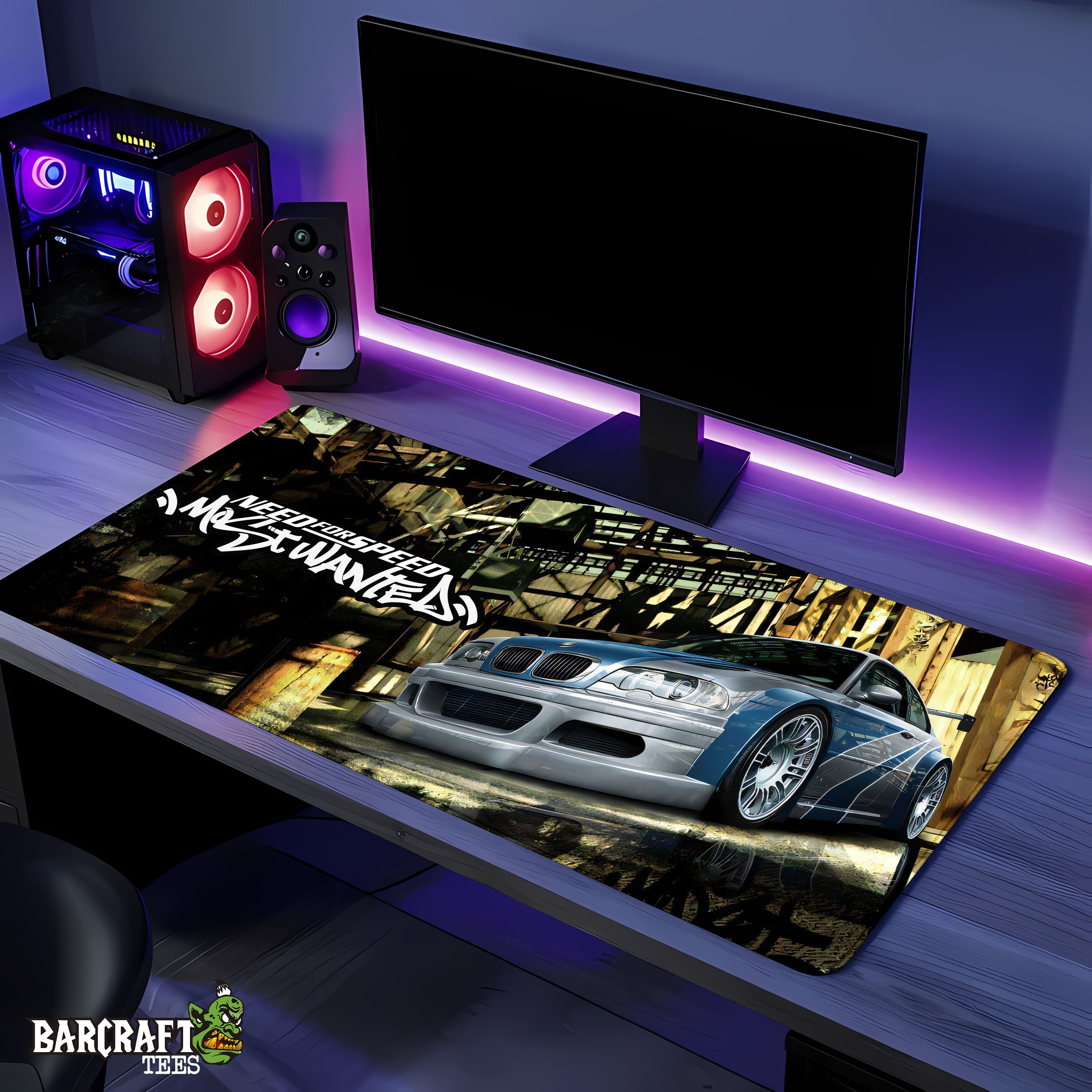 Most Wanted Mouse pad Gaming XL - Barcraft