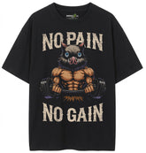 Camiseta No Pain No Gain Inosuke Oversized