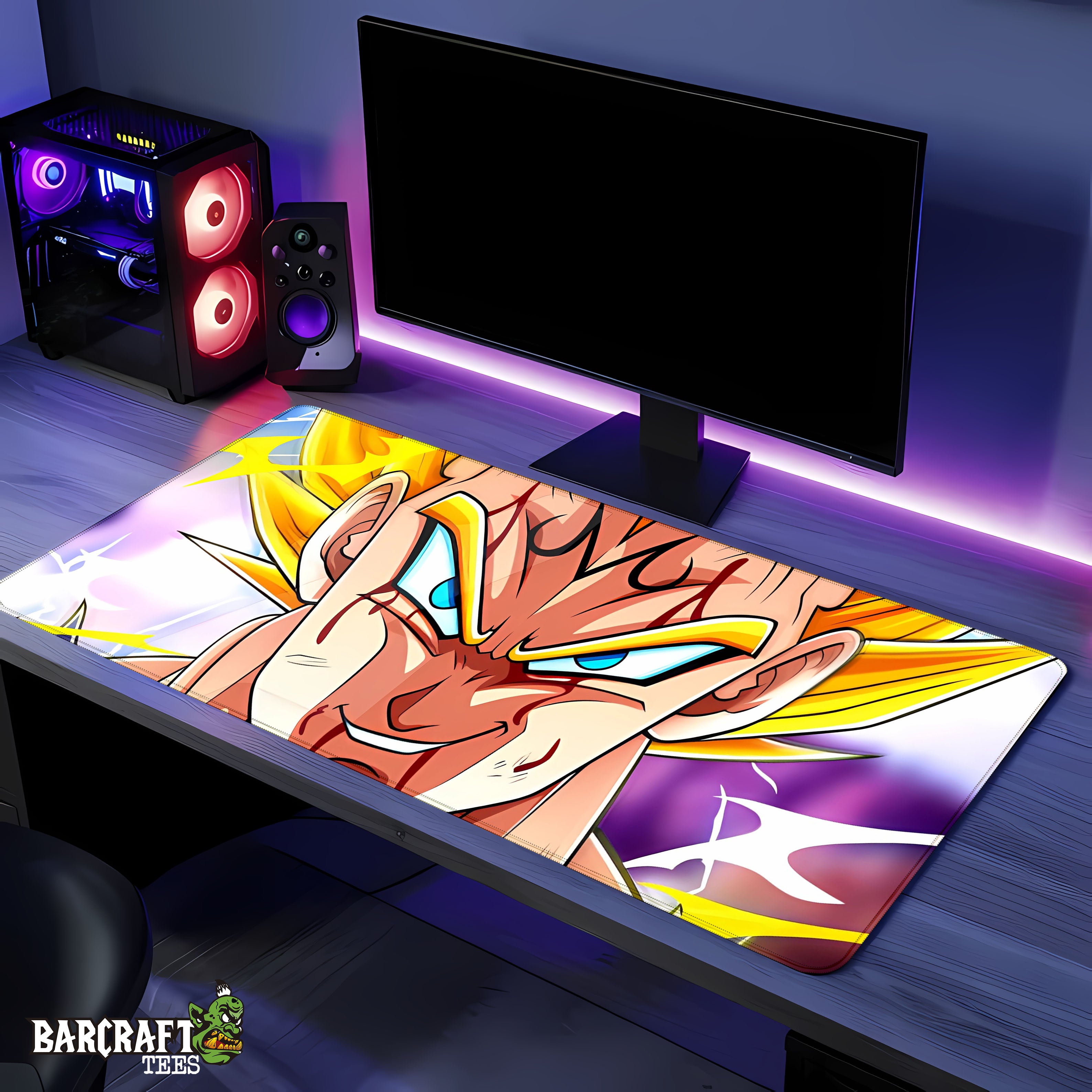 Majin Vegeta Pad Mouse Gaming XL - Barcraft