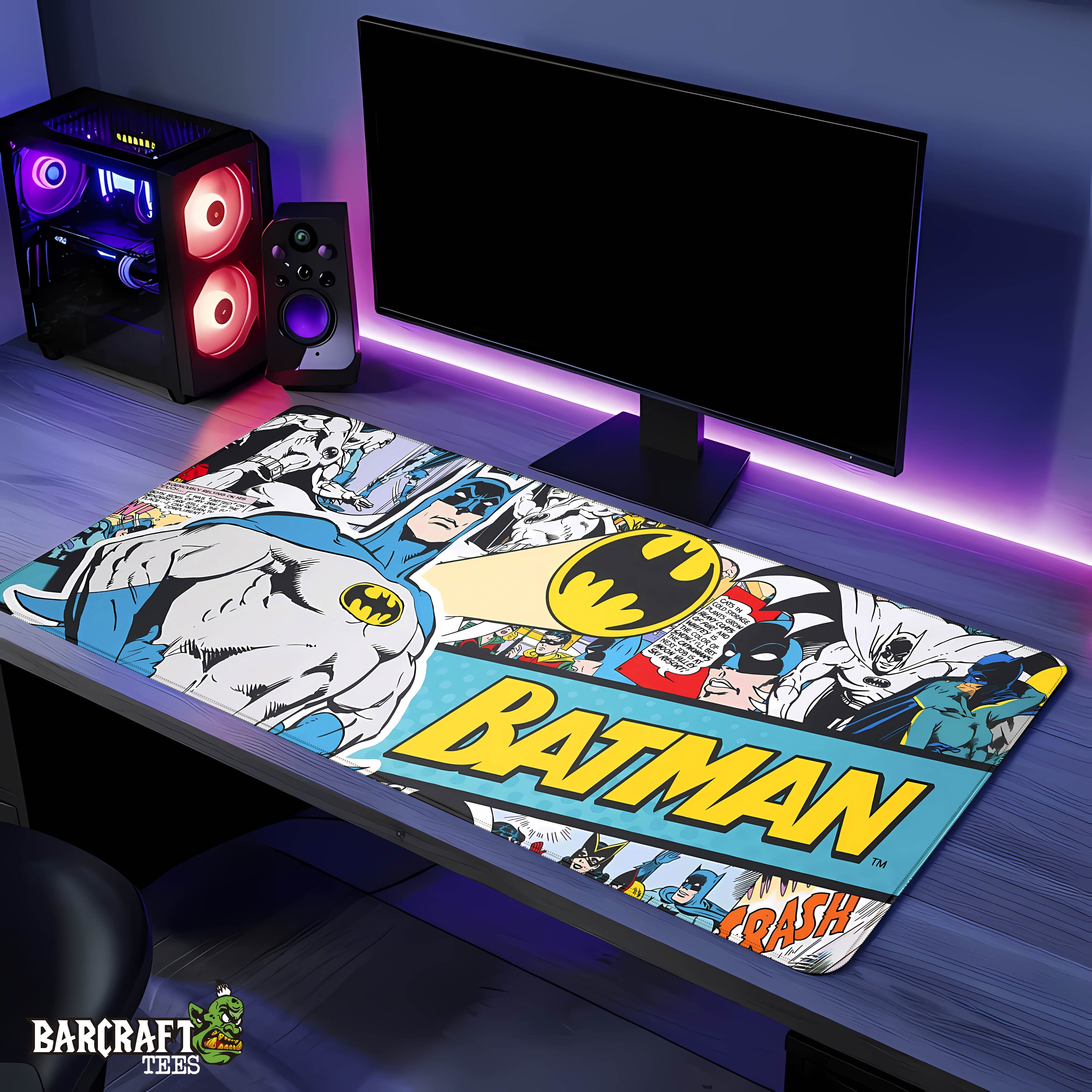Pad Mouse Gaming XL Batman Vintage - Barcraft