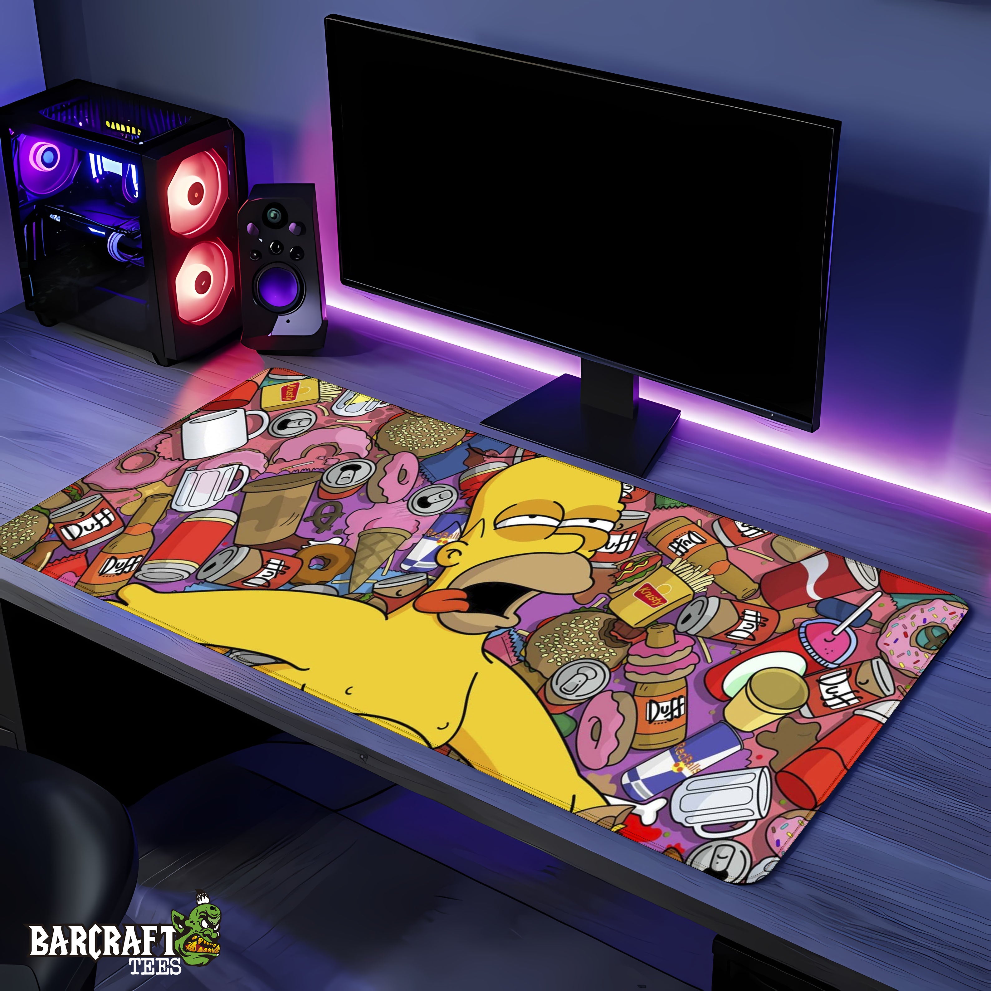 Homero Wasted Pad Mouse Gaming XL - Barcraft