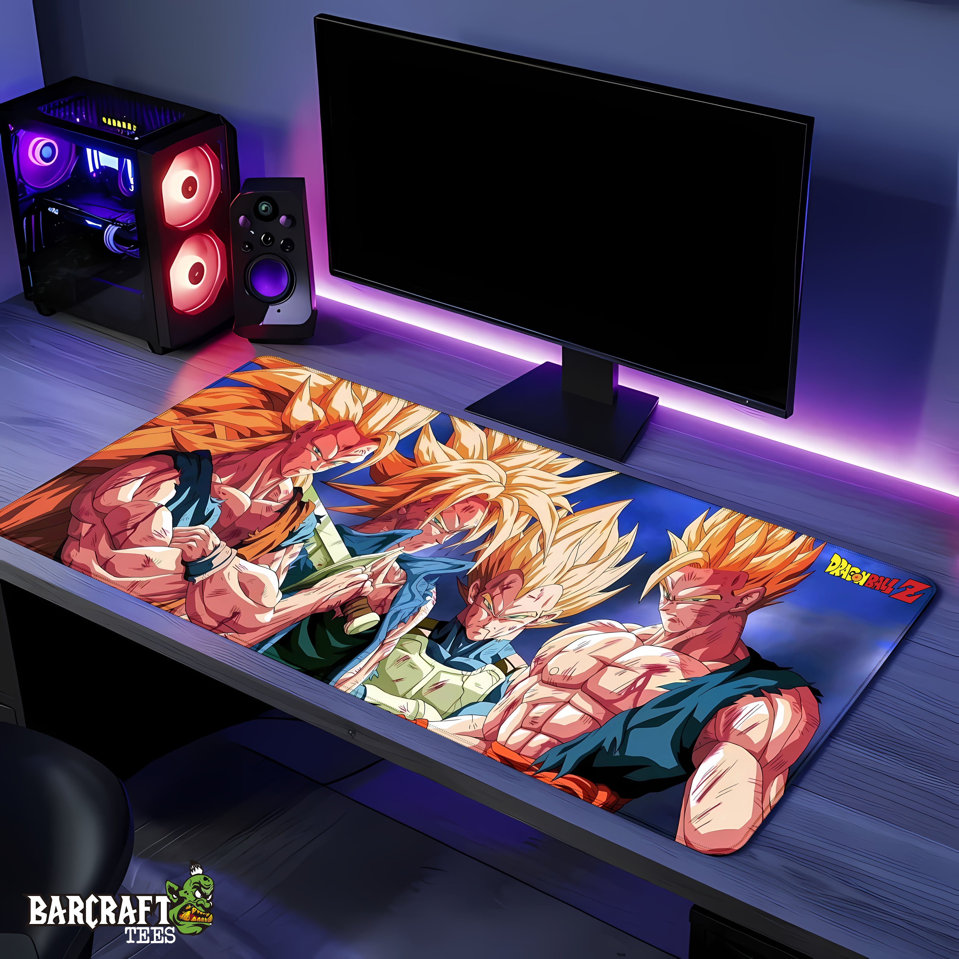 Super Sayans Pad Mouse Gaming XL - Barcraft