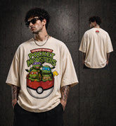 Camiseta Teenage Mutant Pocket Monsters – Heavy Oversize