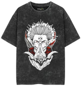 Sukuna Mahoraga Acid Wash Oversized - Barcraft