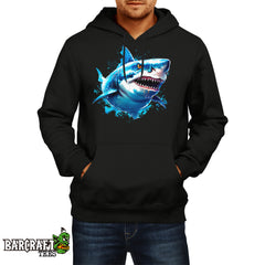 Hoodie Shark Negro