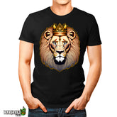Camiseta Rey Leon Negra