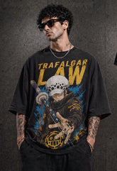 Camiseta Trafalgar Law – Heavy Oversize