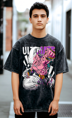 Ultimate Buu Acid Wash Oversized - Barcraft