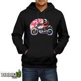 Astronaut Biker Hoodie - Barcraft