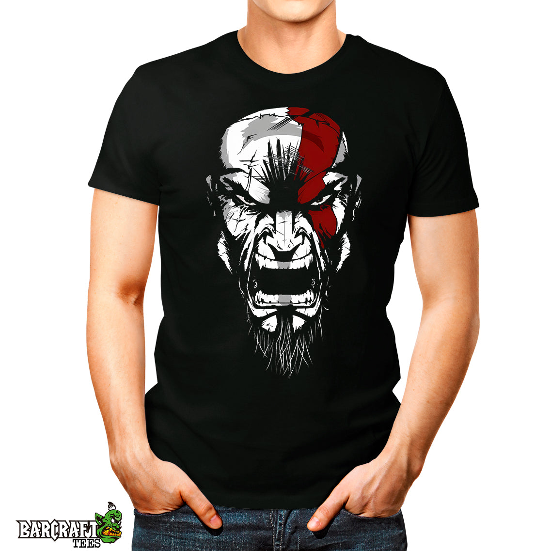 Camiseta Negra Kratos
