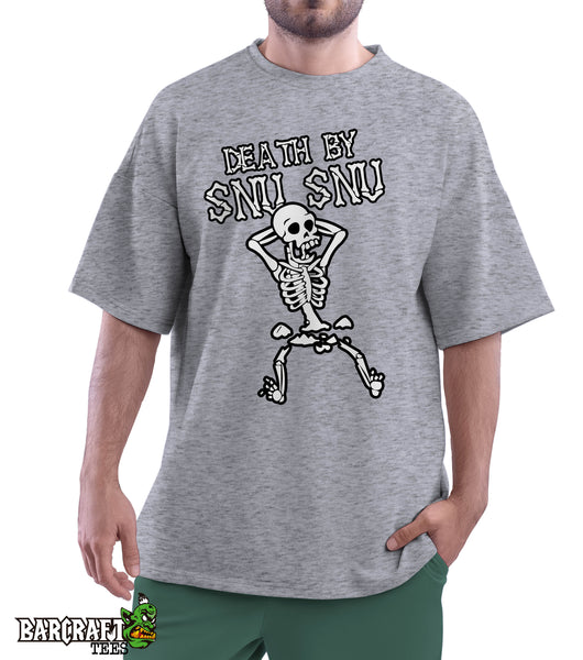 Oversize T shirt Death By Snu Snu Barcraft Tees oversize-t-shirt-death-by-snu-snu-barcraft-tees