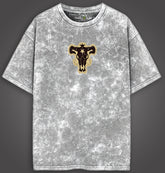 Yami Sukehiro, Black Bulls Acid Wash Oversized - Barcraft