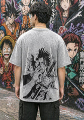 Camiseta Yami Sukehiro: Surpass Your Limits – Acid Wash Edition