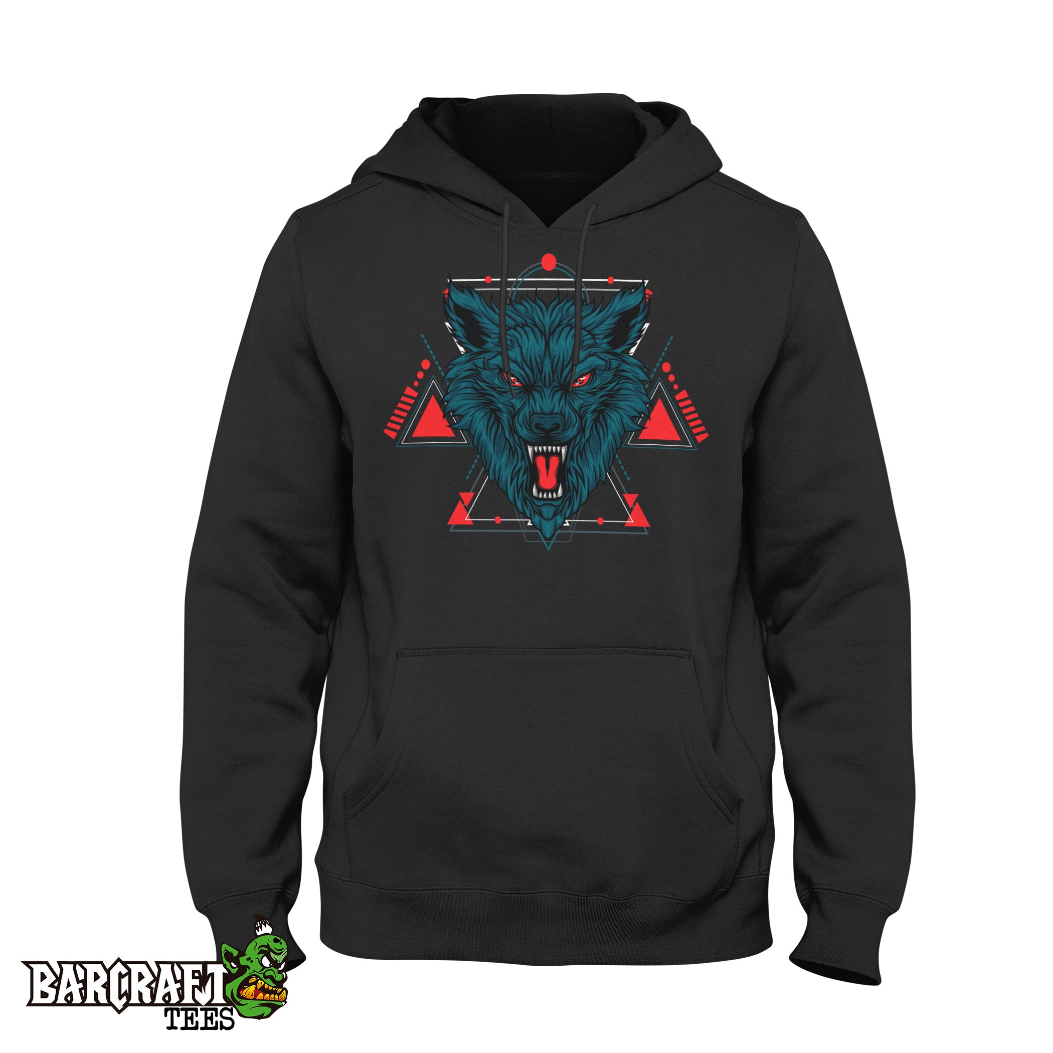 Blue wolf Hoodie - Barcraft