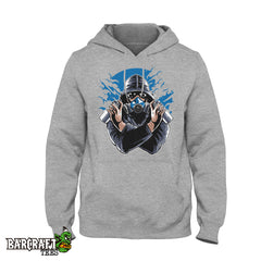 Graffiti gasmask Hoodie - Barcraft
