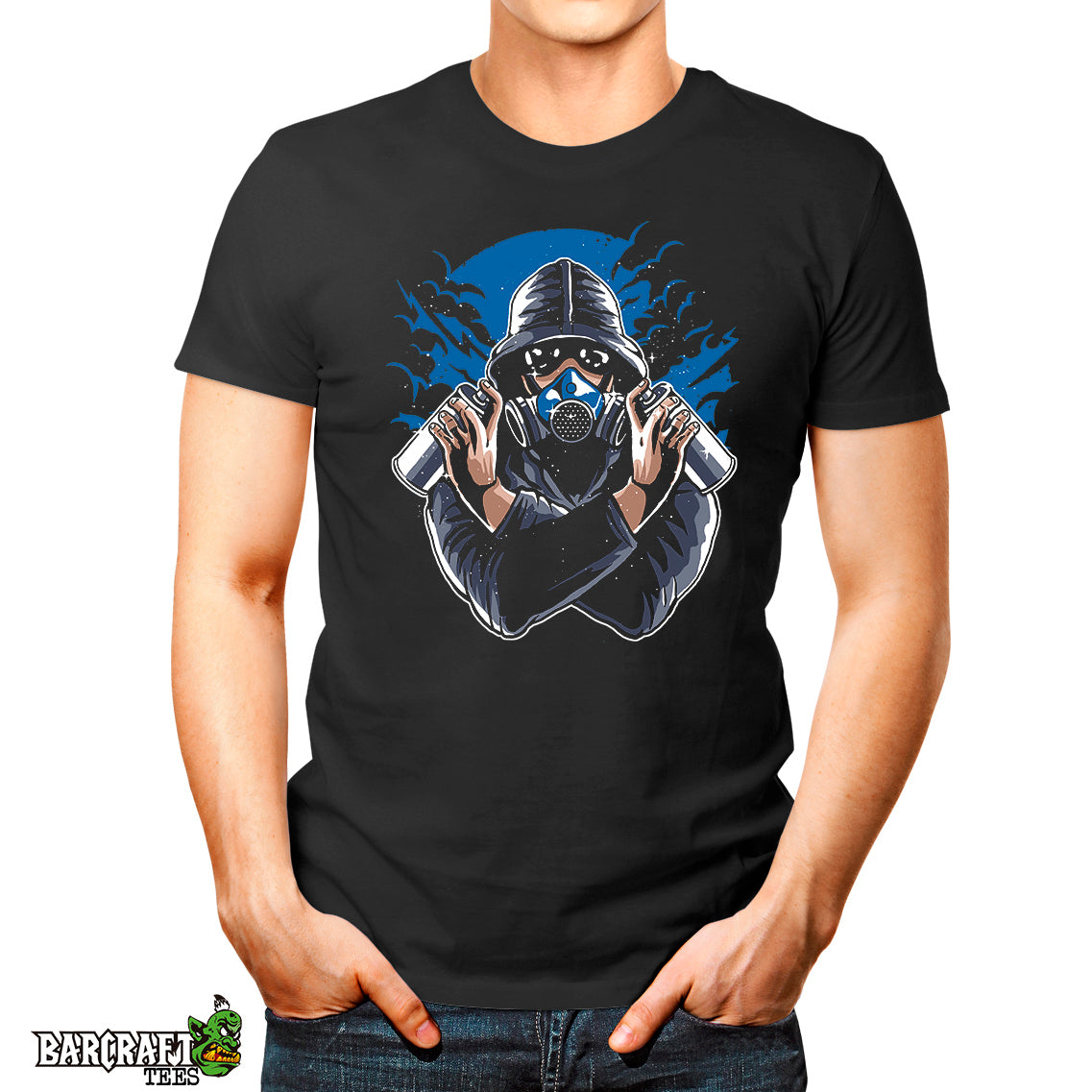 Graffiti gasmask - Barcraft
