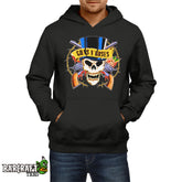 Guns and roses skull Hoodie - Barcraft