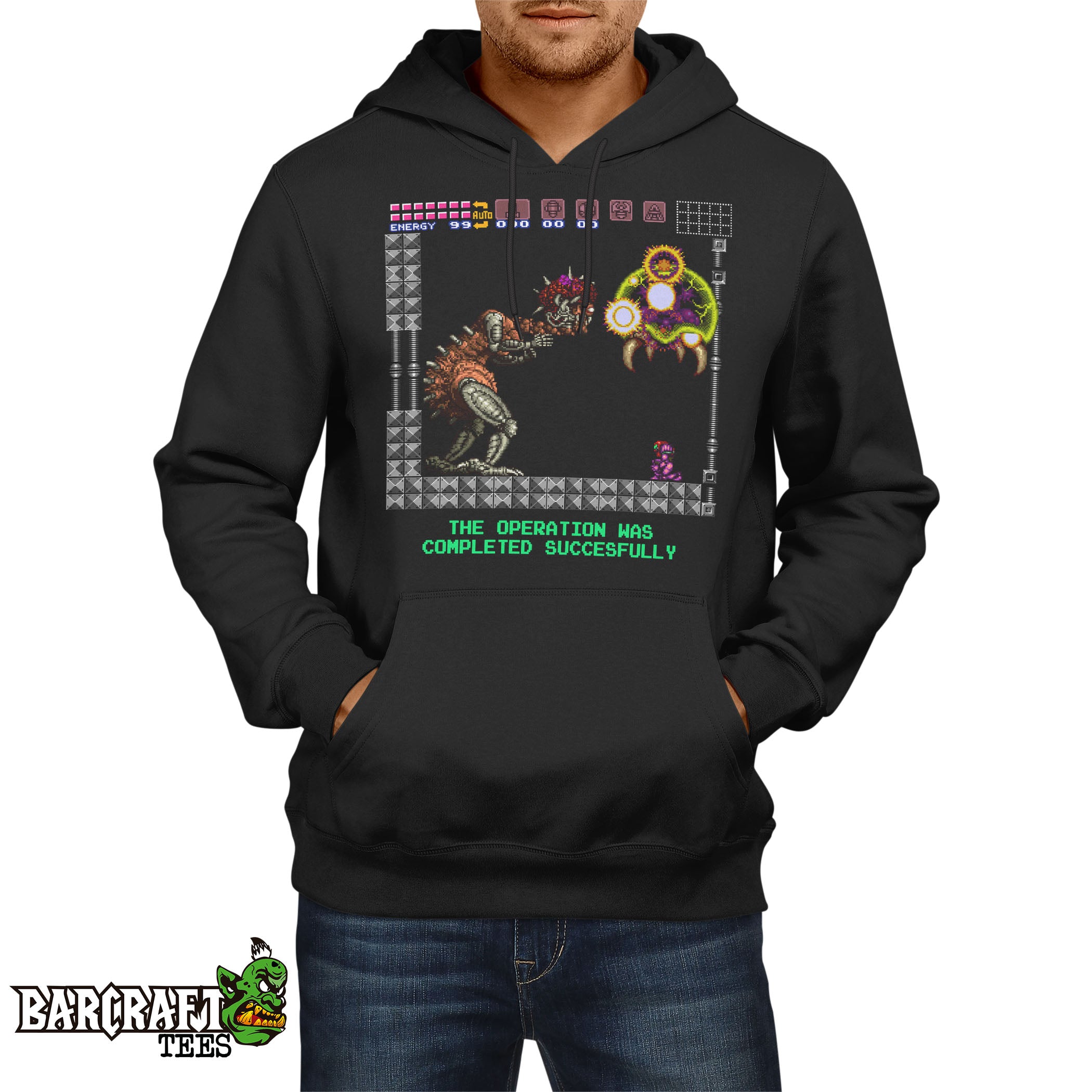 Metroid Final Boss Hoodie - Barcraft