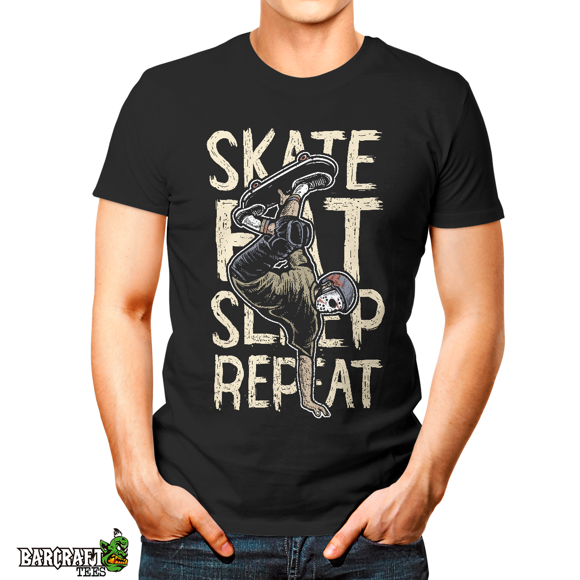 Skate eat sleep repeat - Barcraft