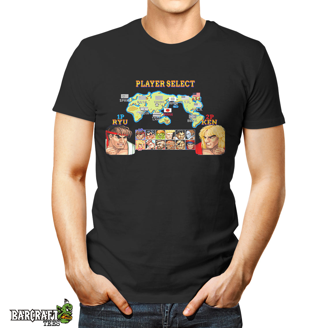 Street Fighter Player Select - Barcraft