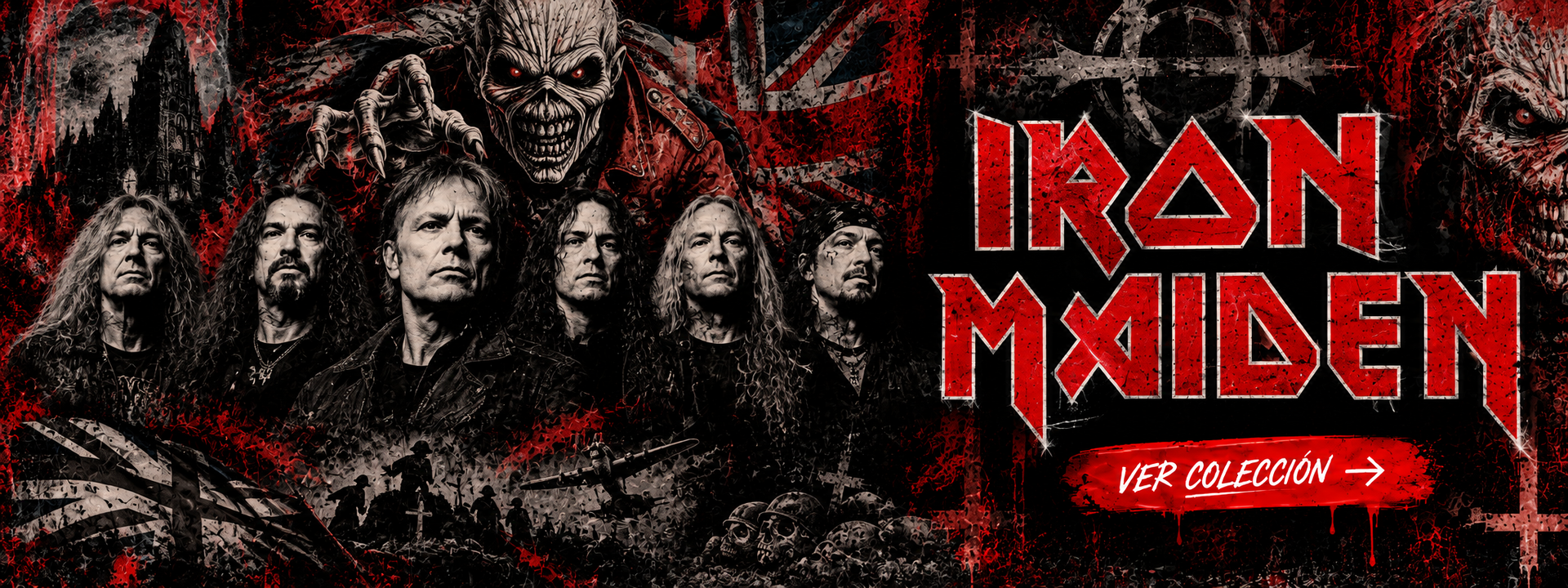 Camiseta y buzos Iron Maiden | Colección Heavy Metal