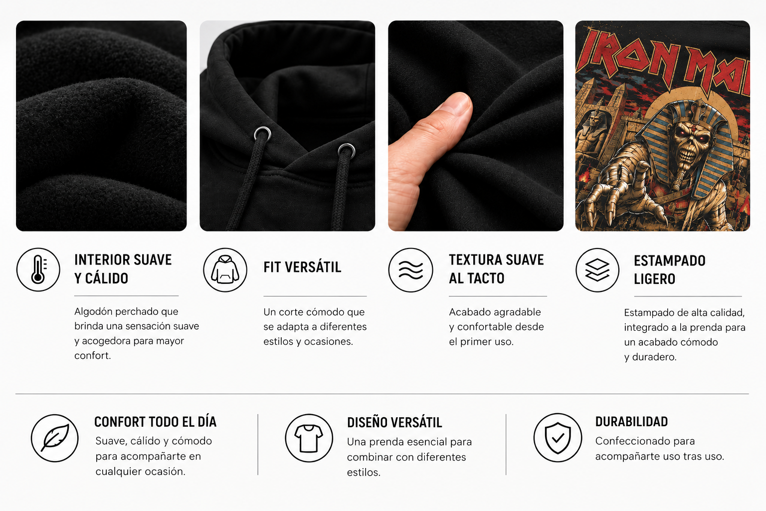 Sudadera de Iron Maiden The Book of Souls