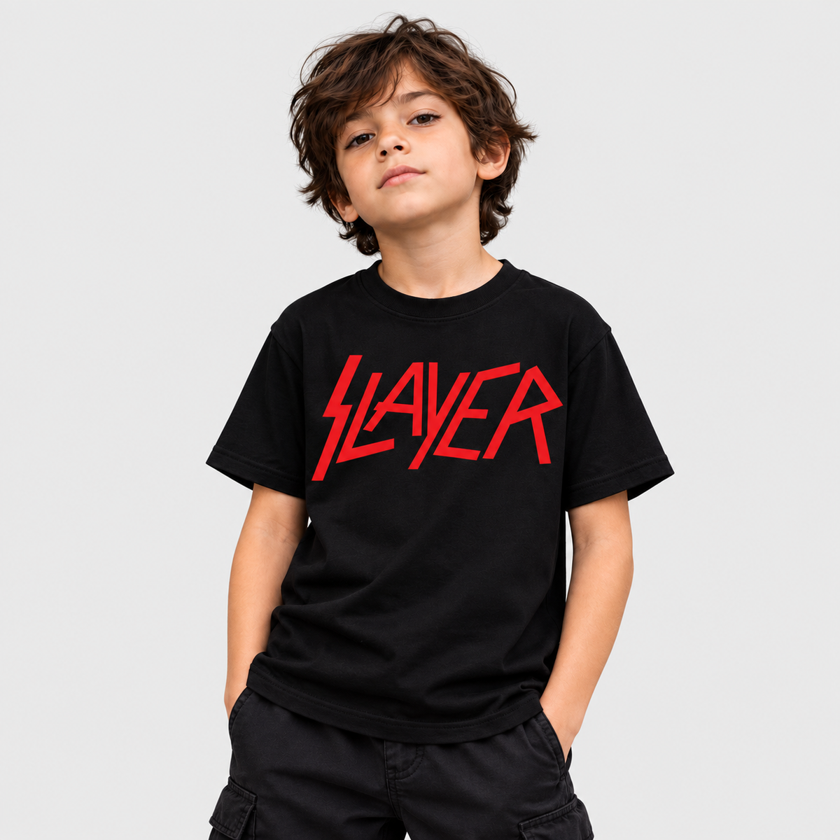 Camiseta Kids Rock Series – Edición Slayer | Thrash Metal (Niños)