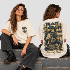 Camiseta Iron Maiden Piece of Mind | Heavy Metal | Oversize Premium