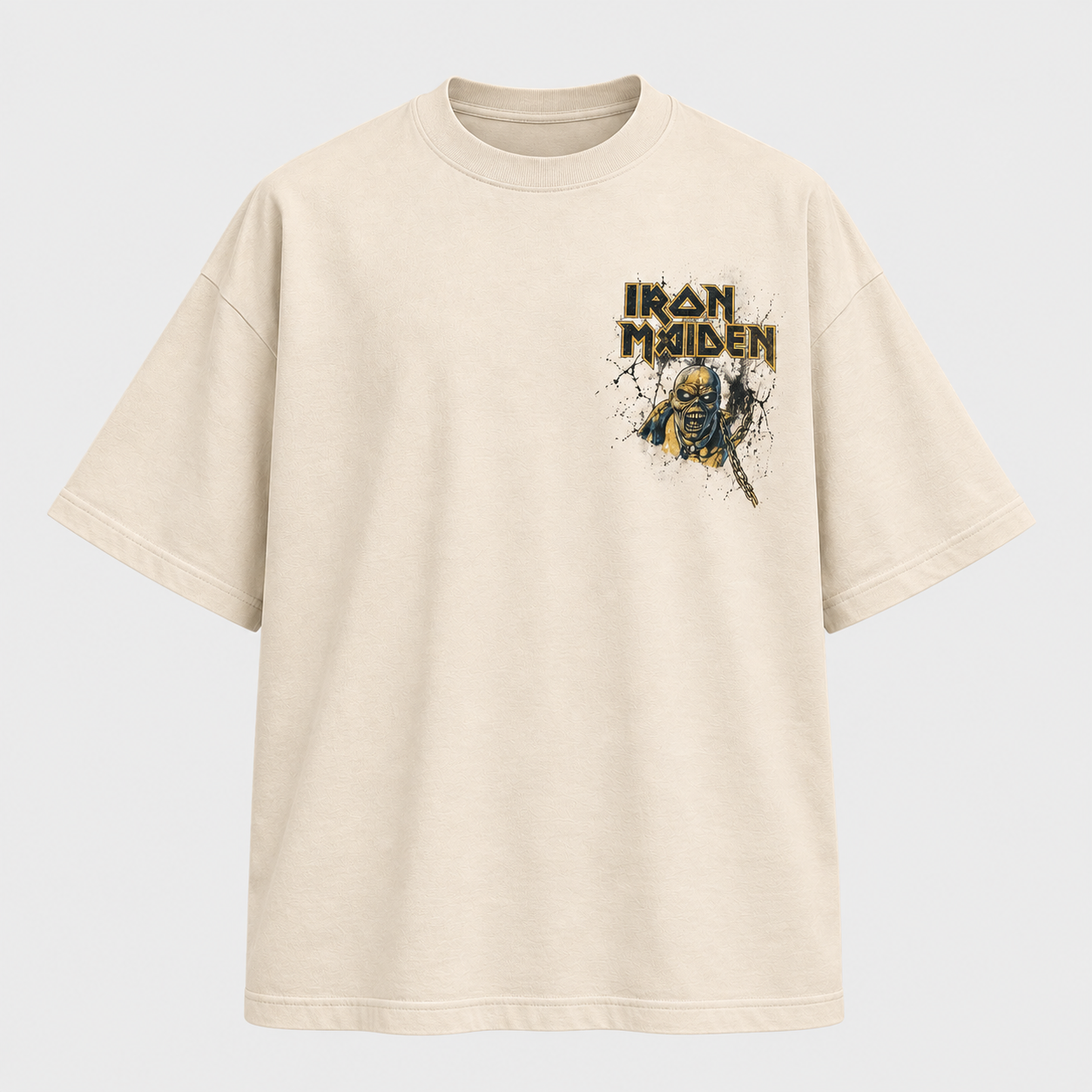 Camiseta Iron Maiden Piece of Mind | Heavy Metal | Oversize Premium