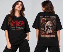Camiseta Premium SLAYER - SOUTH OF HEAVEN 1988 (Horma Oversized)